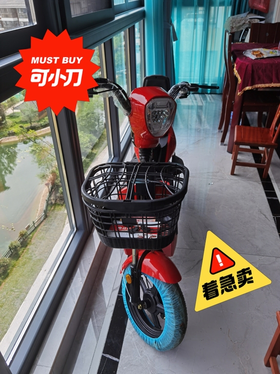 家里买净水器送的电动车，几乎全新，各种配件...
