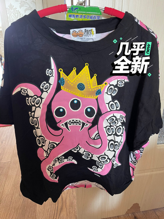 正品三只眼休闲宽松T商场购入能穿到130斤...