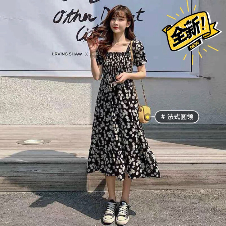 2021新款宝妈女大学生裙子超仙显瘦洋气小...