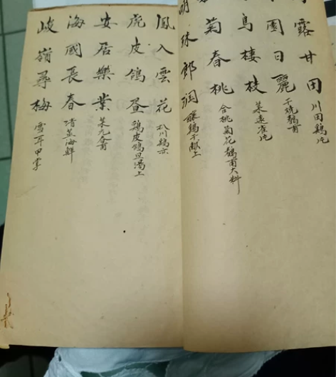 ，官府菜谱手抄本，清中期，官府菜谱，手抄本...