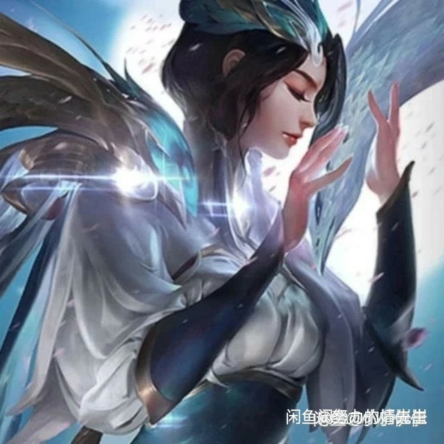 #粉丝福利# 虞姬云霓雀翎世冠1688皮肤...