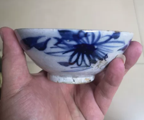 清.青花茶碗~清.磁州窑青花茶元 清.青花...
