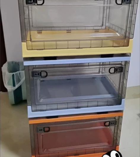 亏本处理，透明折叠收纳箱加厚特大储物箱双开...