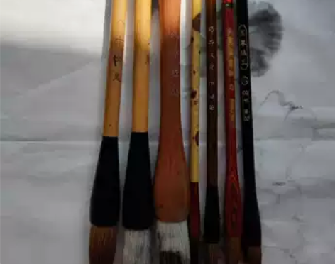 高档笔砚斋书法国画套装狼毫斗笔