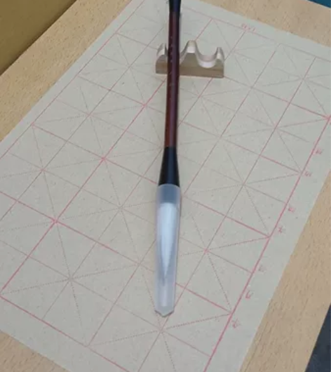 这款毛笔不便宜，质量确实好。善琏湖笔，6厘...