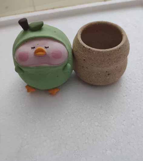 燊陶 旺达鸭 水果左右站摆 多肉花盆...