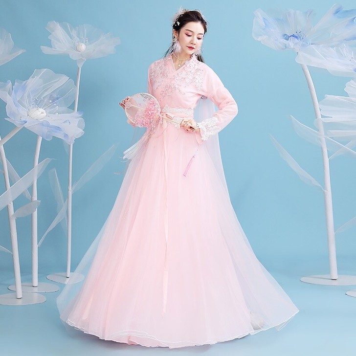 汉服女中国风古装仙气飘逸超仙正品原创古典学...