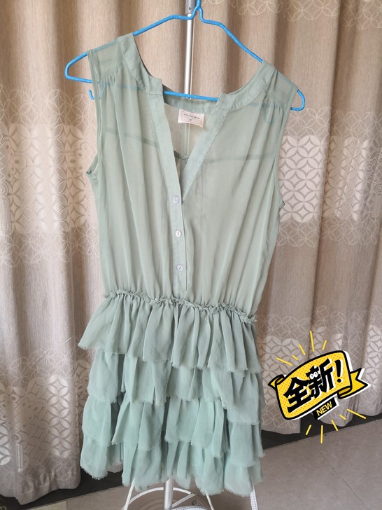 森系丝质蛋糕裙