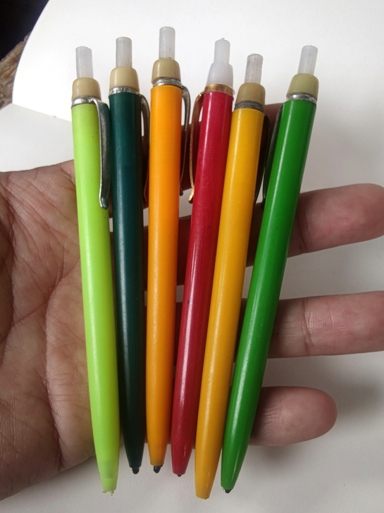6色一套！老圆珠笔 油笔 80八十90就是...