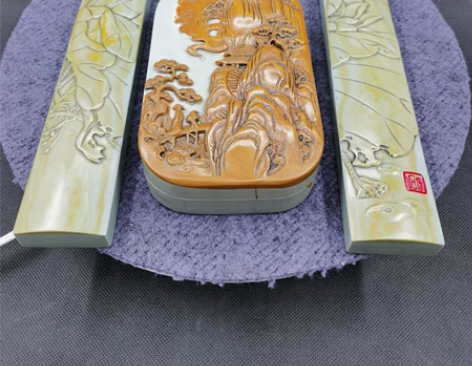 鸿石堂手工坊专营辽砚茶海茶壶茶杯镇纸，选用...