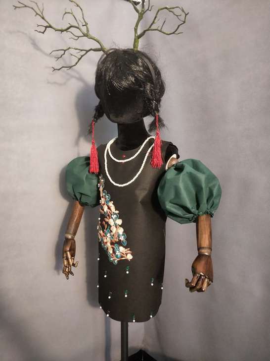 尹设计 高端儿童礼服中国风走秀潮服幼儿环保...