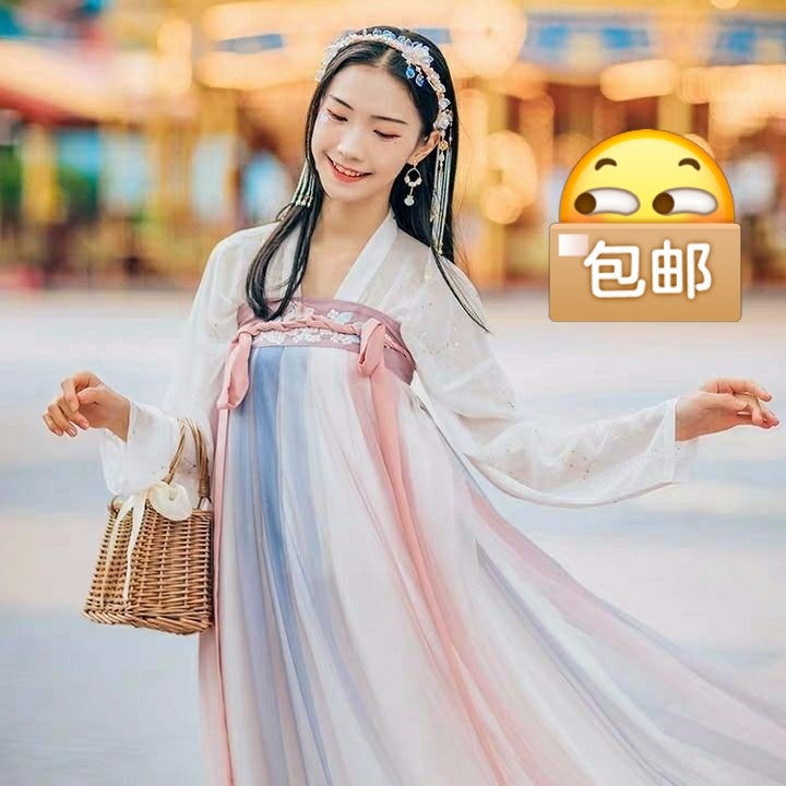 全新汉服齐胸襦裙一套，29.9元非偏包邮，...