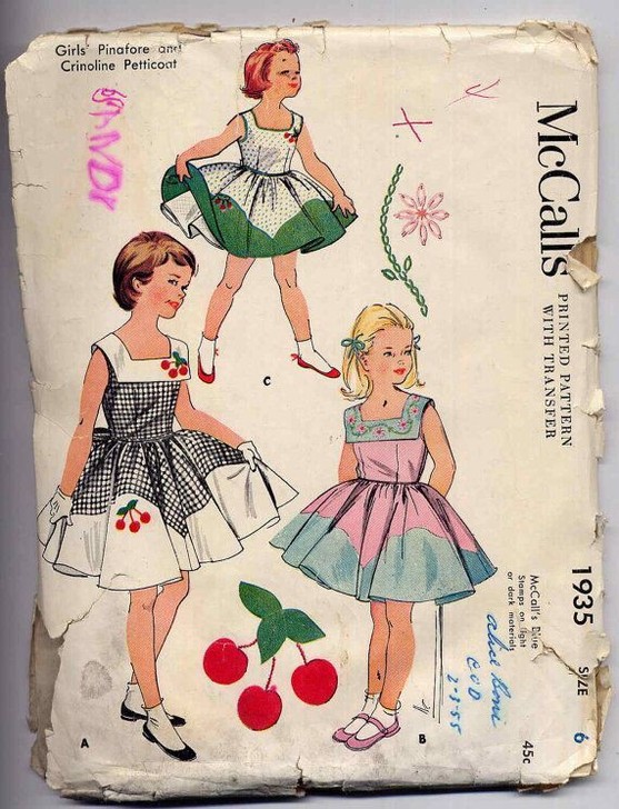 vintage女童装图片素材服装设计素材儿...