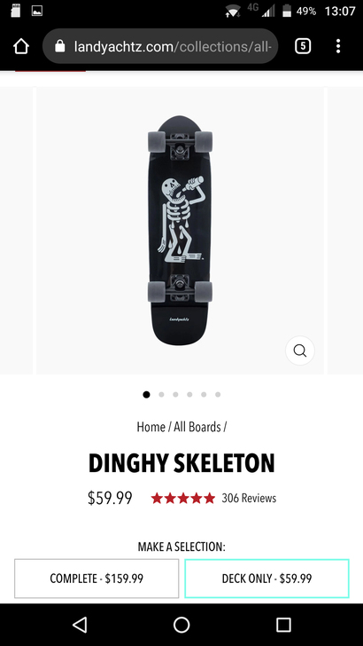 landyachtz 滑板 懒鸭子巡航板 ...