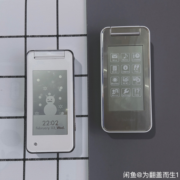 夏普两代忆镜液晶934sh,944sh翻盖...