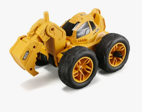 遥控挖掘机RC直立特技电动玩具 感兴趣的话...