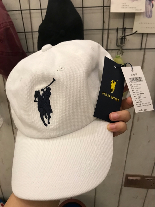 Polo sport棒球帽白色
