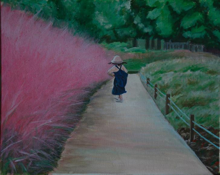 学生临摹的油画作品，加外框，包邮，五折出售