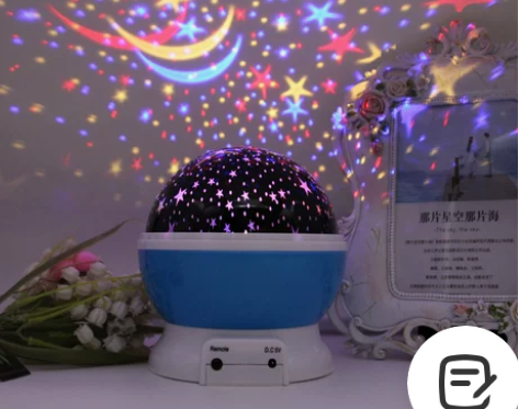 星空投影灯仪创意梦幻浪漫旋转满天星小夜灯儿...