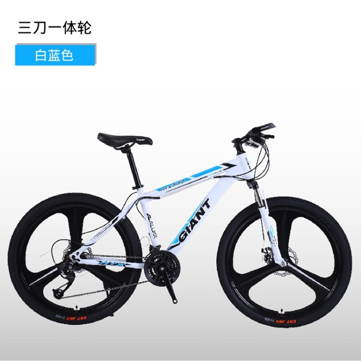 【低价处理】捷安特山地车自行车三刀一体轮，...