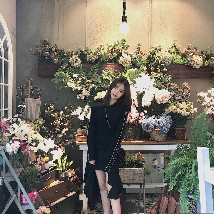 SHUIII春装2018新款女中长款鱼尾裙...