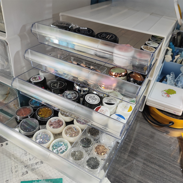 零件盒透明塑料盒电子元件配件分类格子工具箱...