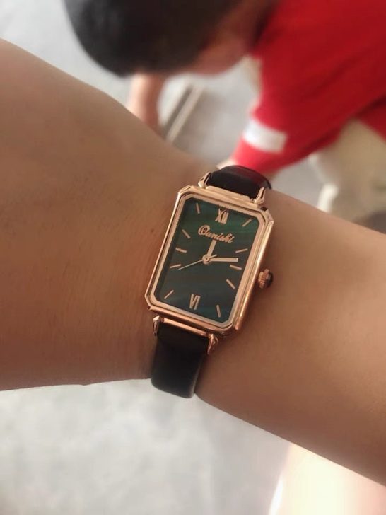 网红小绿表2021新款正品夏季轻奢小众手表...