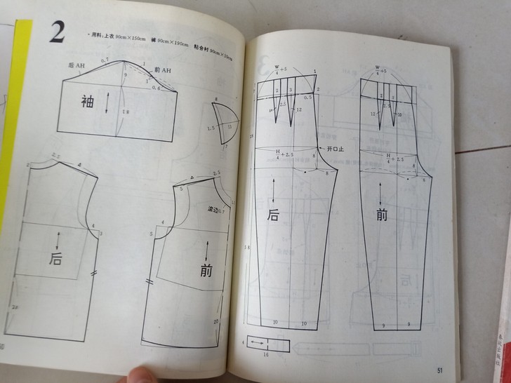 时装裁剪图册＋香港服装裁剪。