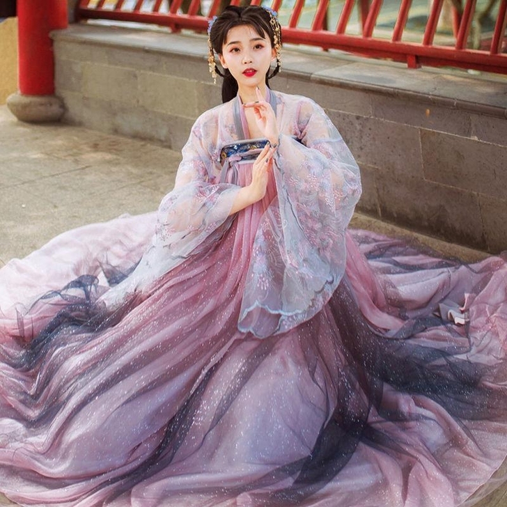 古风汉服全套 汉服女 超仙齐胸襦裙魏晋汉服...