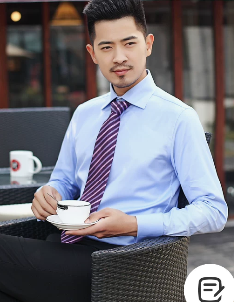 绅士正装穿搭一件法式袖扣衬衫足矣