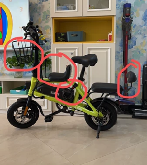 新国标折叠电动车小型锂电池代步母子亲子成人...