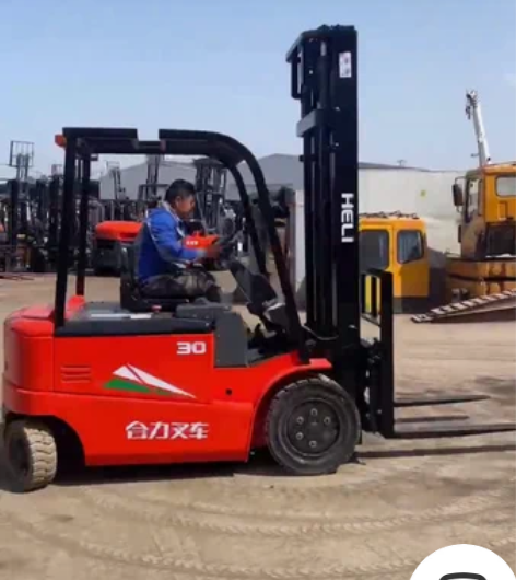 合力3吨电动叉车,升高4.5米,带左右侧移...