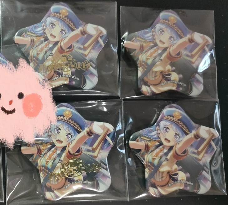松原花音 烫金星吧唧 池袋星