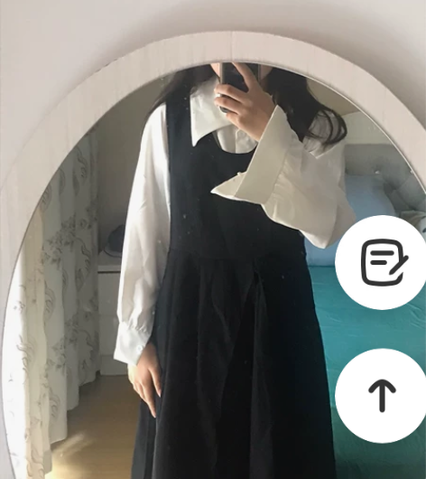 法式初恋学院风连衣裙女秋季长袖气质衬衫背带...