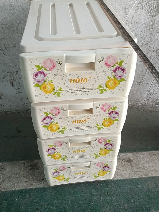 整理箱，塑料抽屉，四层柜子，高度70，45...