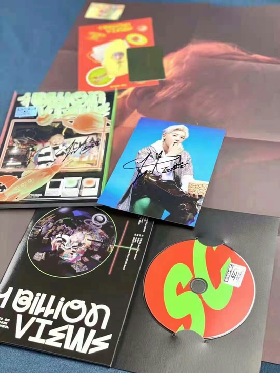 EXO-SC 吴世勋朴灿烈 签名 正规1专辑