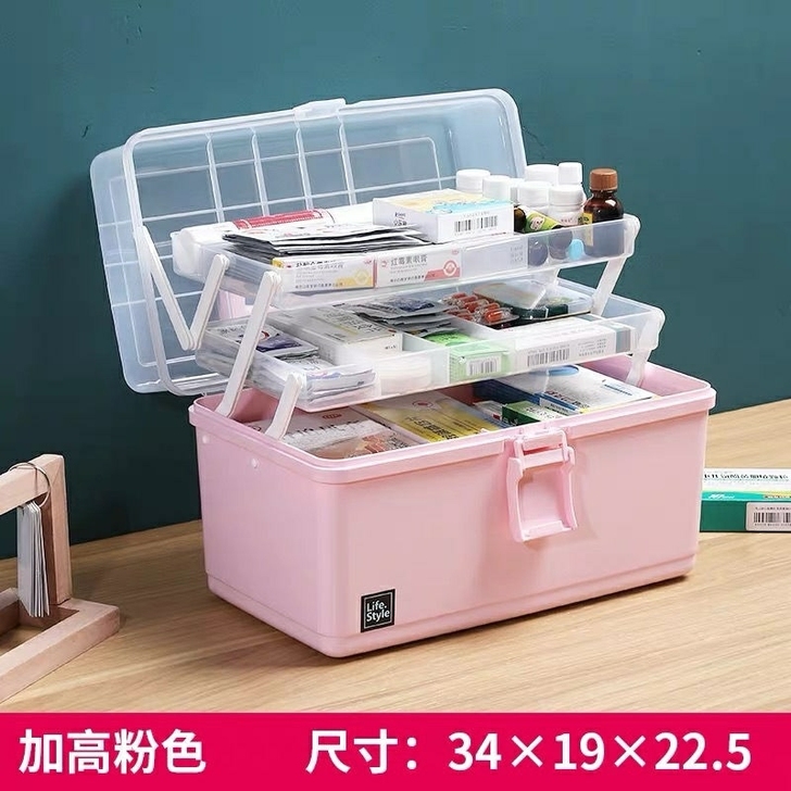医药箱家用医疗急救箱医护多层药品捡漏！捡