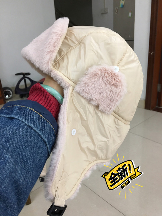 女装毛绒雷锋帽