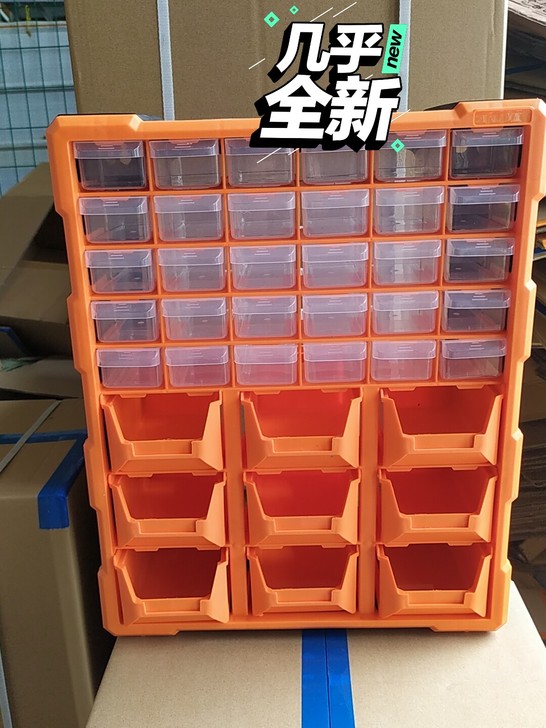 处理一些快递运输损坏的零件盒，都是坏在角上...