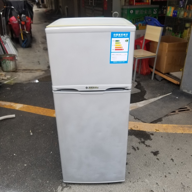 美菱双门冰箱118升 一级节能功效制冷效果...