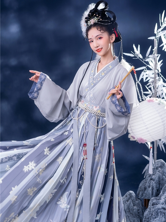 名曰汉裳小嫦娥晋制汉服女中国风原创半臂魏晋风