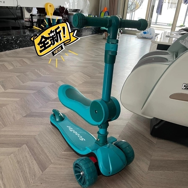 〔商场清仓〕高端三合一儿童滑板车原价398...