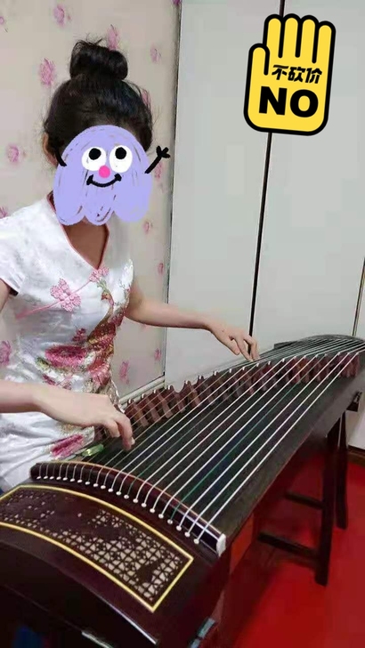 低价出售几乎全新的润扬古筝,以为自己能无师...