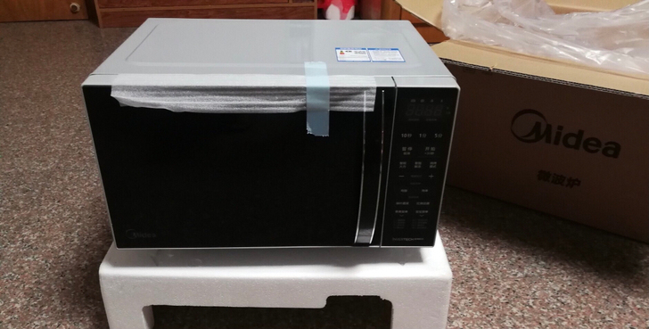 全新美的微波炉蒸烤箱一体家用智能杀菌平板变...