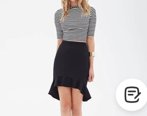 [转卖]RICHCOCO秋季女装前短后长荷...