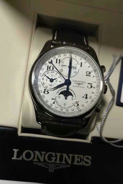 闲置二手正品手表男9成新LONGINES真...