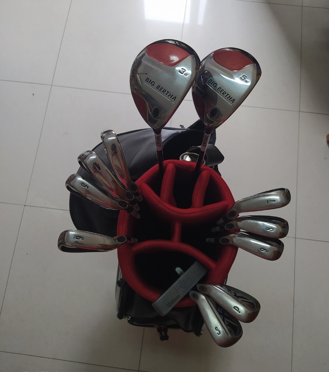 转手一套男士球杆，缺了一号木。500出可以...