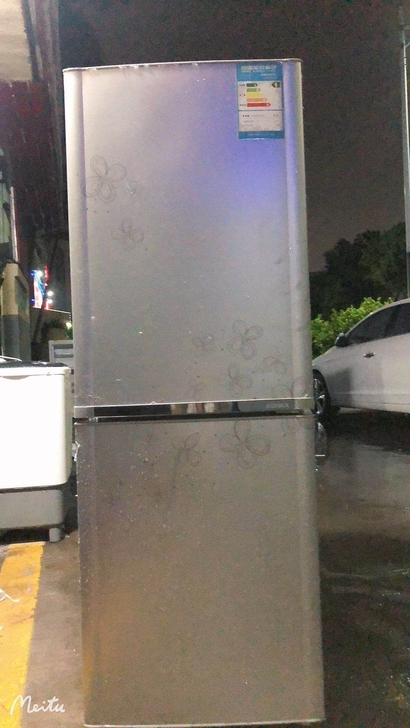 二手成色很新的冰箱双开门172升，家用出租房