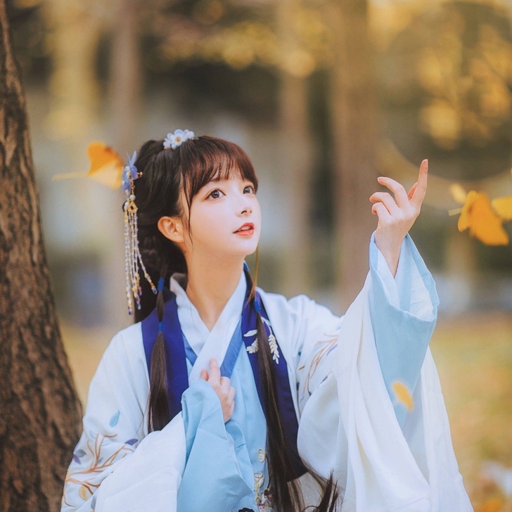 司南阁风回雪汉服