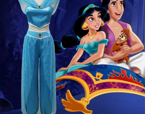 阿拉丁神灯cos 公主茉莉成人儿童cosp...